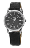 Tissot Classic Dream Black Dial Black Leather Strap Watch for Men - T033.410.16.053.01