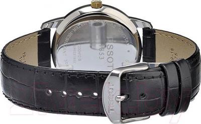 Tissot T Classic Dream Black Dial Black Leather Strap Watch for Men