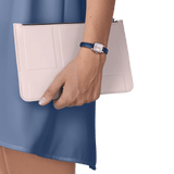 Tissot Lovely Square Silver Dial Jam Tangan Tali Kulit Biru Untuk Wanita - T058.109.16.031.00