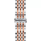Tissot Tradition Powermatic 80 Open Heart Silver Dial Two Tone Steel Strap Jam Tangan Untuk Pria - T063.907.22.038.01