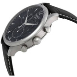 Jam Tangan Tissot T Classic Tradition Chronograph Dial Hitam Tali Kulit Hitam Untuk Pria - T063.617.16.057.00