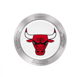 Tissot Quickster Chronograph NBA Chicago Bulls Jam Tangan Tali NATO Merah Dial Putih Untuk Pria - T095.417.17.037.04