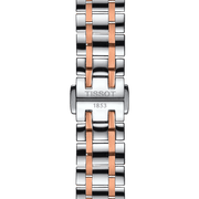 Tissot Chemin Des Tourelles Powermatic 80 Helvetic Price Lady Silver Dial Two Tone Steel Strap Watch For Women - T099.207.22.118.01