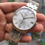 Tissot Chemin Des Tourelles Powermatic 80 Silver Dial Silver Steel Strap Jam Tangan Untuk Pria - T099.407.11.038.00