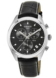 Jam Tangan Pria Tissot PR 100 Chronograph Dial Hitam Tali Kulit Hitam - T101.417.16.051.00