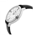 Tissot Bella Ora Jam Tangan Tali Kulit Hitam Dial Putih Bulat Untuk Wanita - T103.210.16.018.00