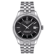 Tissot Ballade Powermatic 80 Cosc Black Dial Silver Steel Strap Watch For Men - T108.408.11.057.00