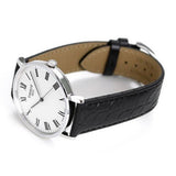 Tissot Everytime Medium White Dial Jam Tangan Tali Kulit Hitam Untuk Pria - T109.410.16.033.01