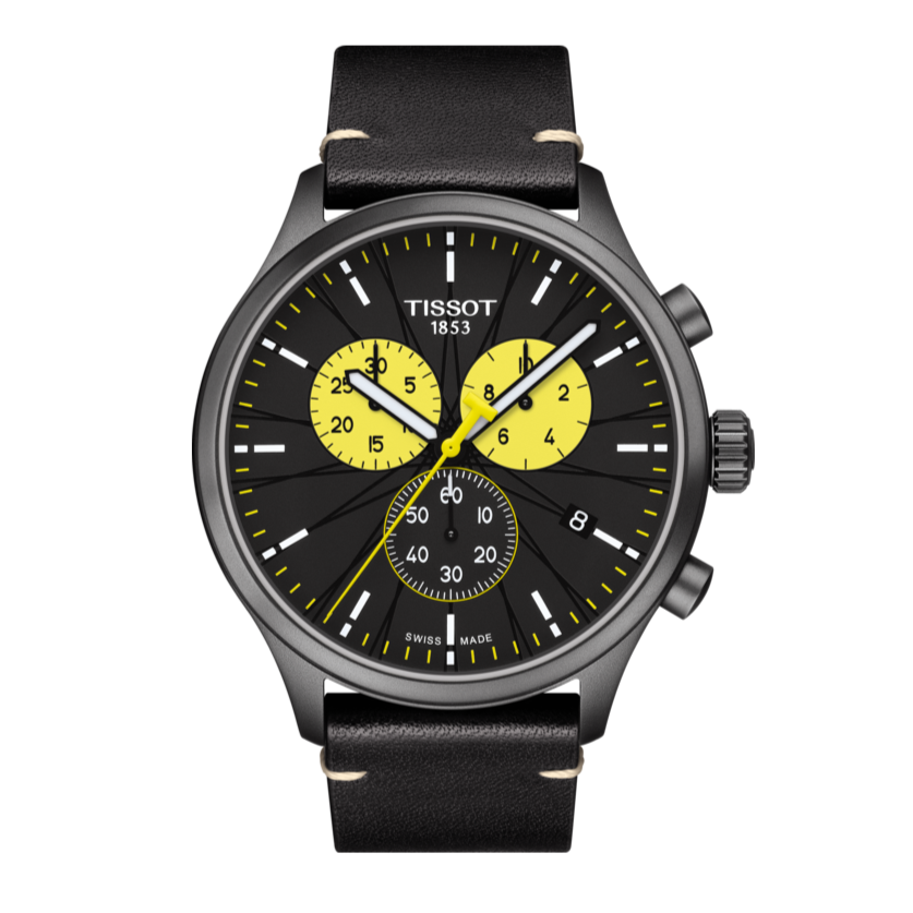 Tissot Chrono XL Tour De France Special Edition Black Dial Black