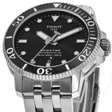Jam Tangan Pria Tissot Seastar 1000 Powermatic 80 Dial Hitam Tali Baja Perak - T120.407.11.051.00