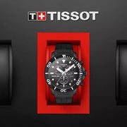 Tissot Seastar 1000 Chronograph Black Dial Black Rubber Strap Watch For Men - T120.417.37.051.02