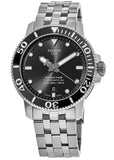 Jam Tangan Pria Tissot Seastar 1000 Powermatic 80 Dial Hitam Tali Baja Perak - T120.407.11.051.00