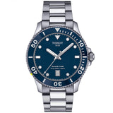 Tissot Seastar 1000 Blue Dial Silver Steel Strap Watch For Men - T120.410.11.041.00