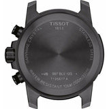 Tissot Supersport Chrono Black Dial Beige Nylon Strap Watch For Men - T125.617.37.051.01