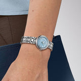 Tissot Bellissima Small Lady Light Blue Dial Silver Steel Strap Watch for Women - T126.010.11.133.00