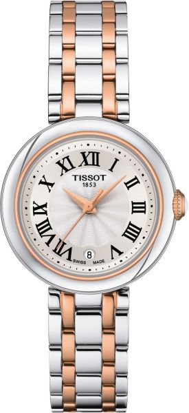 Tissot Bellissima Lady Small Mother of Pearl Dial Two Tone