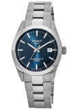 Jam Tangan Pria Tissot Gentlemen Powermatic 80 Silicium Blue Dial Silver Steel Strap - T127.407.11.041.00