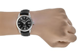 Tissot Gentleman Powermatic 80 Silicium Black Dial Jam Tangan Tali Kulit Hitam Untuk Pria - T127.407.16.051.00