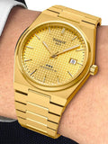 Tissot PRX Powermatic 80 Gold Dial Gold Steel Strap Watch for Men - T137.407.33.021.00