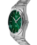 Tissot PRX Green Dial Silver Steel Strap Watch For Men - T137.410.11.091.00