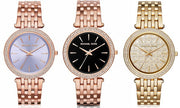 Michael Kors Darci Gold Dial Gold Steel Strap Watch for Women - MK3398