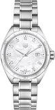 Tag Heuer Formula 1 Diamonds Mother Of Pearl White Dial Silver Steel Strap Watch for Women - WBJ1419.BA0664