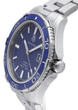 Tag Heuer Aquaracer Calibre 5 Automatic Blue Dial Silver Steel Strap Watch for Men - WAK2111.BA0830