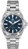 Tag Heuer Aquaracer Automatic Blue Dial Silver Steel Strap Watch for Men - WBD2112.BA0928