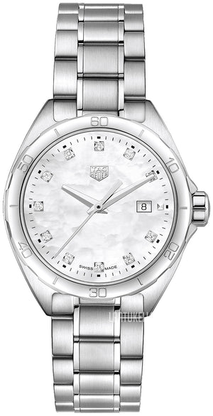 Tag Heuer Formula 1 Diamonds Mother of Pearl White Dial Watch for Women - WBJ1319.BA0666