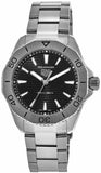 Tag Heuer Aquaracer Professional 200 Quartz Black Dial Silver Steel Strap Watch for Men - WBP1110.BA0627