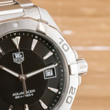 Tag Heuer Aquaracer Black Dial Watch for Men - WAY1110.BA0928