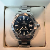 Tag Heuer Aquaracer Automatic Blue Dial Silver Steel Strap Watch for Men - WBD2112.BA0928