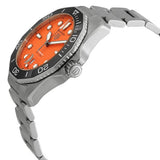 Tag Heuer Aquaracer Professional 300 Diver Automatic Orange Dial Silver Steel Strap Watch for Men - WBP201F.BA0632