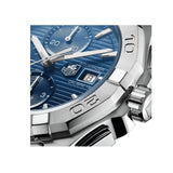 Tag Heuer Aquaracer Automatic Chronograph Blue Dial Silver Steel Strap Watch for Men - CAY2112.BA0927