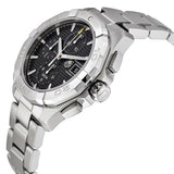 Tag Heuer Aquaracer Automatic Chronograph Black Dial Silver Steel Strap Watch for Men - CAY2110.BA0927