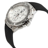 Tag Heuer Aquaracer Chronograph White Dial Black Rubber Strap Watch for Men - CAY1111.FT6041