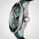 Tag Heuer Aquaracer Professional 300 Automatic Diamonds Green Dial Green Rubber Strap Watch for Women - WBP231G.FT6226