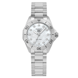 Tag Heuer Aquaracer Professional 200 Quartz Diamond Mother of Pearl Dial Silver Steel Strap Watch for Women - WBP1416.BA0622