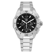 Tag Heuer Aquaracer Professional 200 Date Black Dial Silver Steel Strap Watch for Men - CBP1110.BA0627
