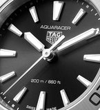 Tag Heuer Aquaracer Professional 200 Quartz Black Dial Silver Steel Strap Watch for Women - WBP1410.BA0622