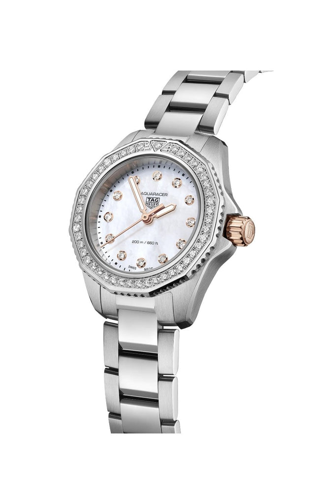 Women's aquaracer diamond on sale watch