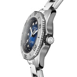 Tag Heuer Aquaracer Professional 200 Automatic Diamond Blue Dial Silver Steel Strap Watch for Women - WBP2411.BA0622