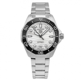 Tag Heuer Aquaracer Professional 300 Automatic White Dial Silver Steel Strap Watch for Men - WBP231C.BA0626