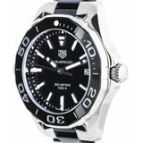 Jam Tangan Pria Tag Heuer Aquaracer Quartz Black Dial Two Tone Steel Strap - WAY131A.BA0913