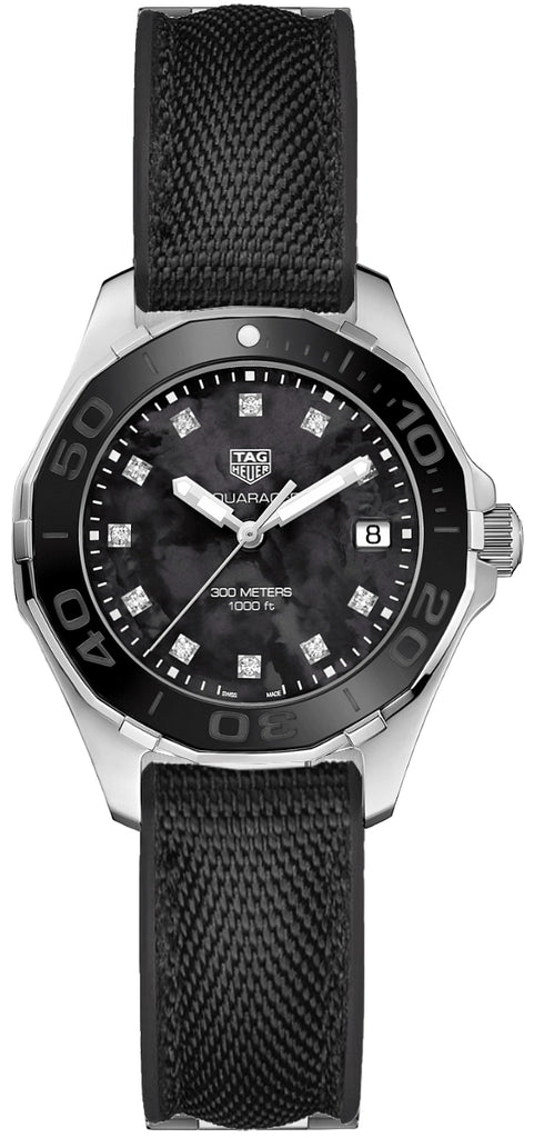 Tag Heuer Aquaracer Black Mother of Pearl Dial Watch for Women