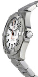 Tag Heuer Aquaracer Calibre 5 Jam Tangan Tali Baja Perak Dial Putih Otomatis untuk Pria - WAY2013.BA0927