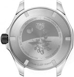 Jam Tangan Tag Heuer Aquaracer Calibre 5 Moon Black Dial Black Nylon Strap untuk Pria - WAY201J.FC6370