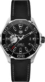 Jam Tangan Tag Heuer Aquaracer Calibre 5 Moon Black Dial Black Nylon Strap untuk Pria - WAY201J.FC6370