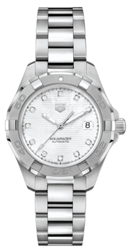 Tag Heuer Aquaracer White Mother of Pearl Dial Watch for Women - WBD1314.BA0740