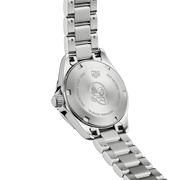 Tag Heuer Aquaracer Quartz Black Dial Silver Steel Strap Watch for Women - WBD1410.BA0741